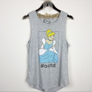 Disney Princess Cinderella muscle tank top ootd L